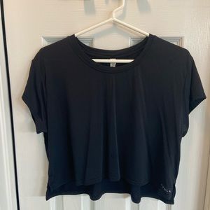 Ptula Cool Down Crop (Black)